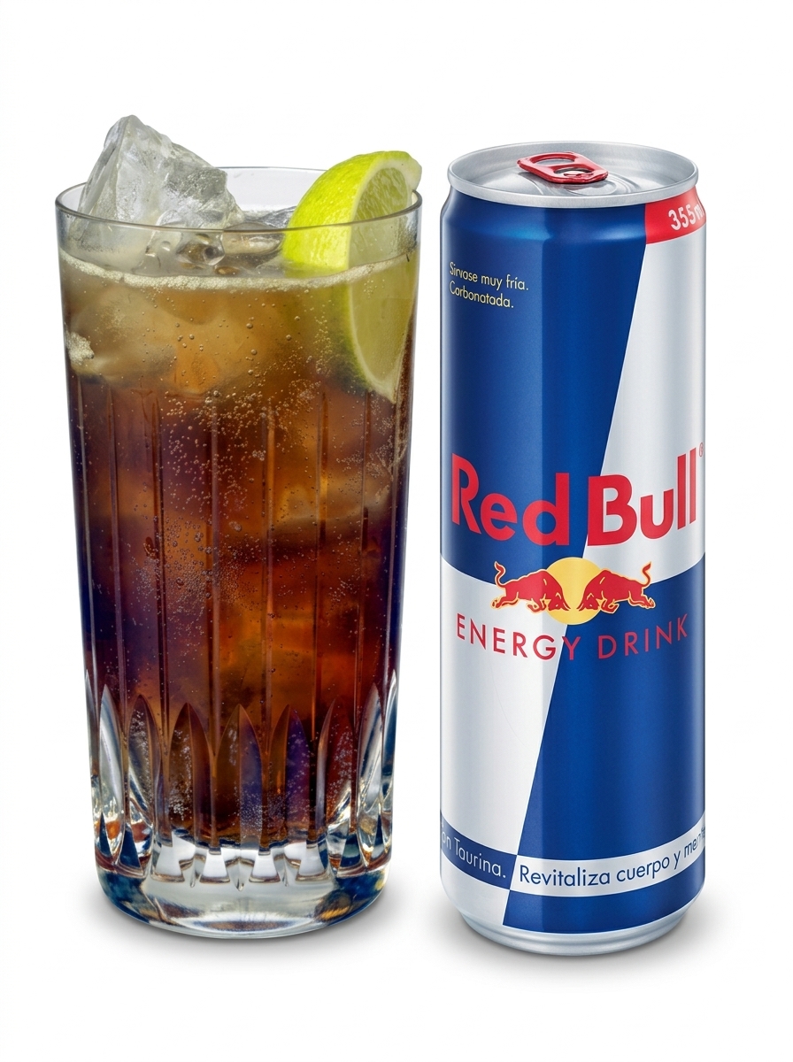 Cubata mas Red bull